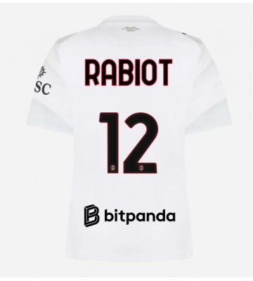 AC Milan Adrien Rabiot #12 Udebanetrøje Dame 2026-27 Kortærmet